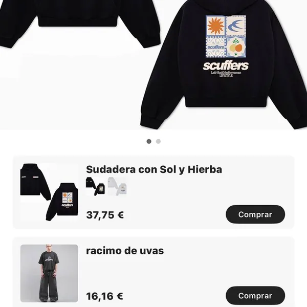 Sudadera y camiseta Scuffers
