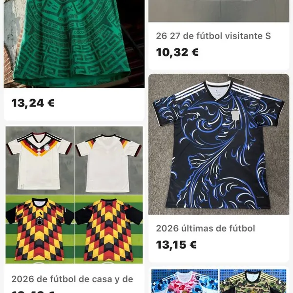 Tienda Ropa fútbol
