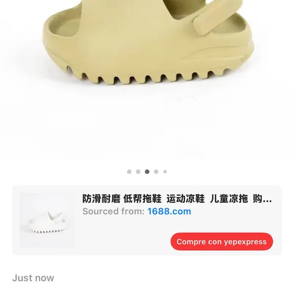 Adidas Yeezy slide niños