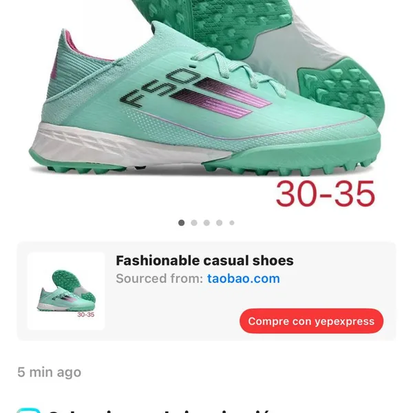 Zapatillas fútbol niños