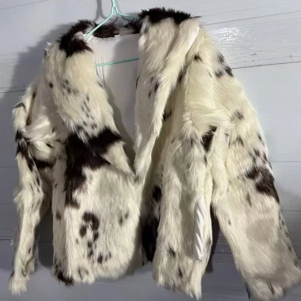 Chaqueta pelo animal print