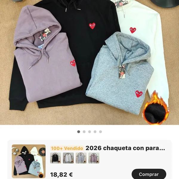 Sudadera Comme des Garçons mujer