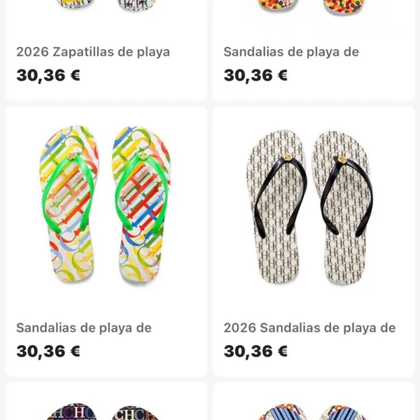Chanclas Carolina Herrera