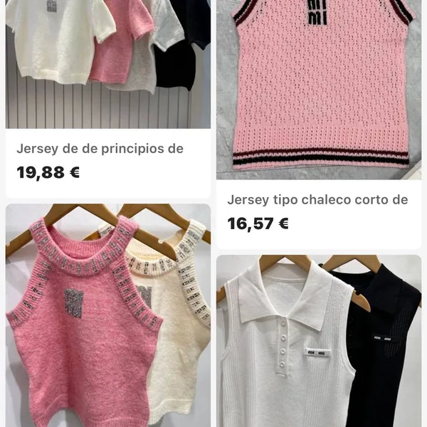 Camiseta y top Miu Miu