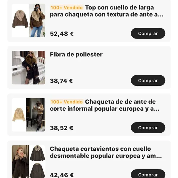 Chaqueta pelo mujer Zara y más