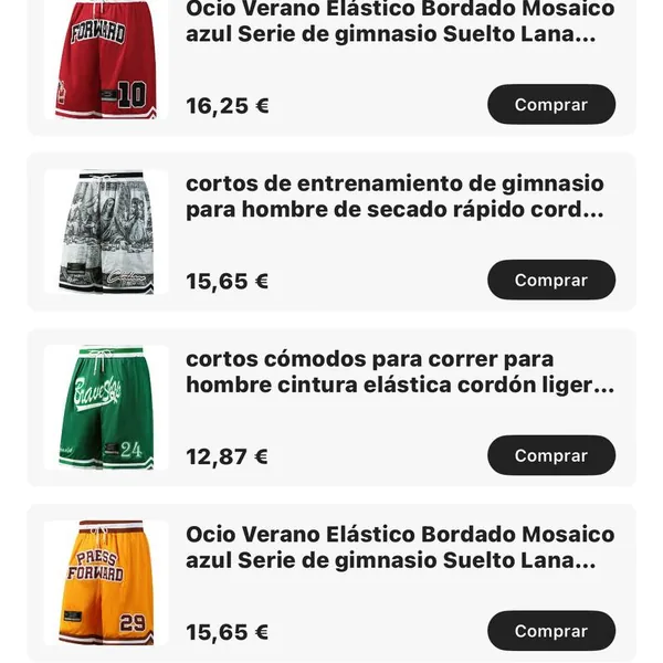 Pantalón corto hombre