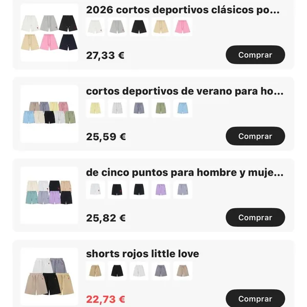 Pantalón corto Ami Paris