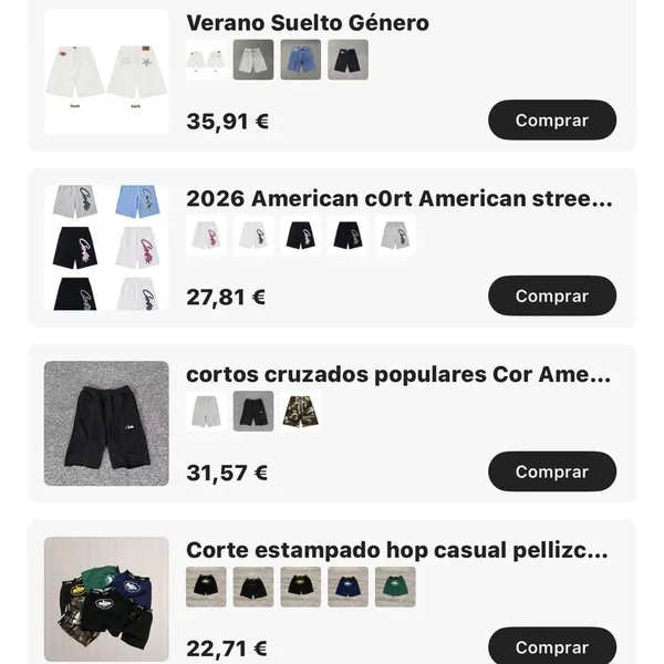 Pantalón corto Corteiz