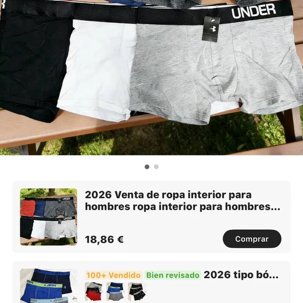 Ropa interior hombre