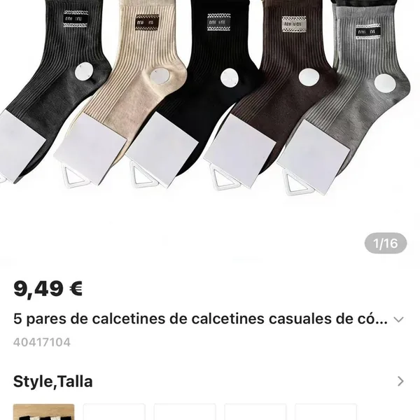 Calcetines Miu Miu