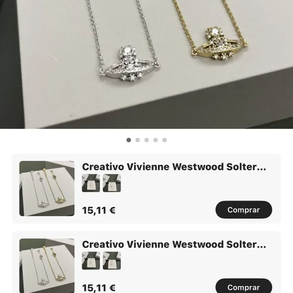 Collar y pulsera Vivienne Westwood