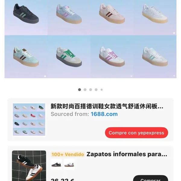 Adidas Sambae plataforma