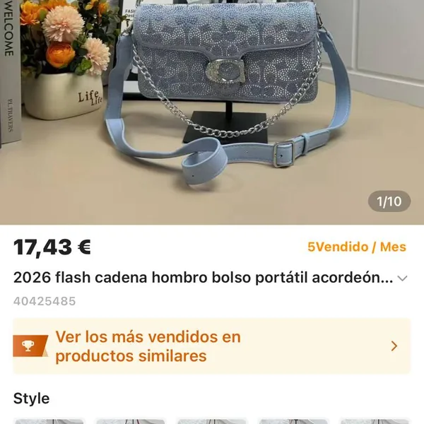 Bolso Coach brillantes