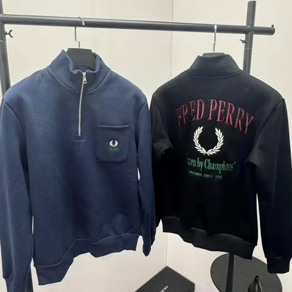 Half zipper fred perry