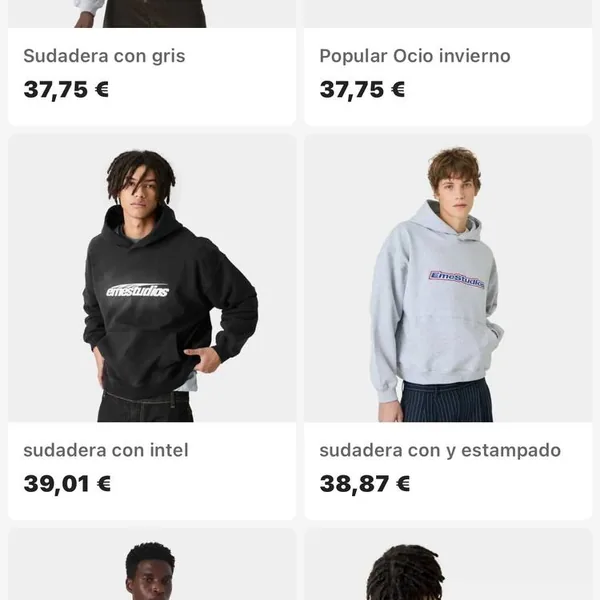 Sudadera y camiseta Eme studios