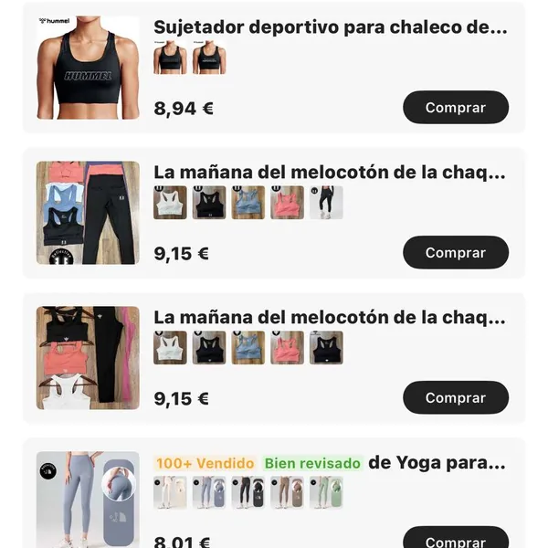 Ropa deporte mujer