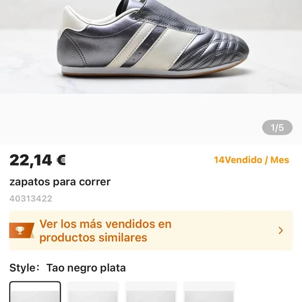 Adidas Taekwondo plata