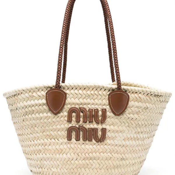Bolso Miu Miu rafia