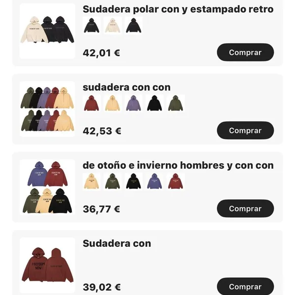 Sudadera Essentials