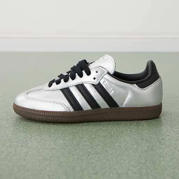 Adidas Samba plateadas