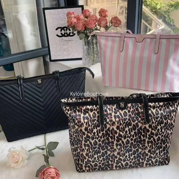 Bolso Victoria's Secret leopardo (también en rosa)
