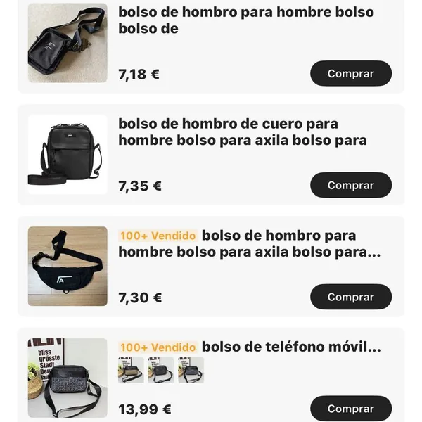Bolso y Bandolera hombre