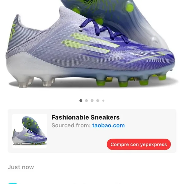 Botas fútbol niños