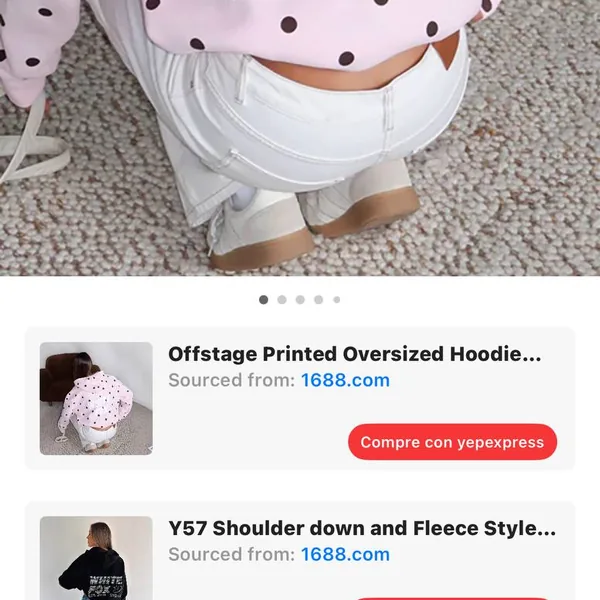 Sudadera y camiseta White fox