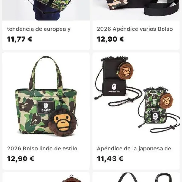 Bolsos y mochila Bape