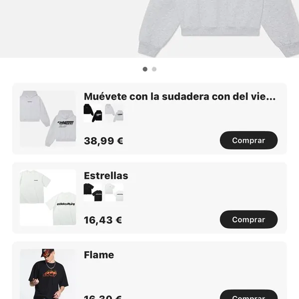 Camisetas y sudaderas Cold Culture