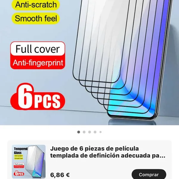 Protector pantalla móvil