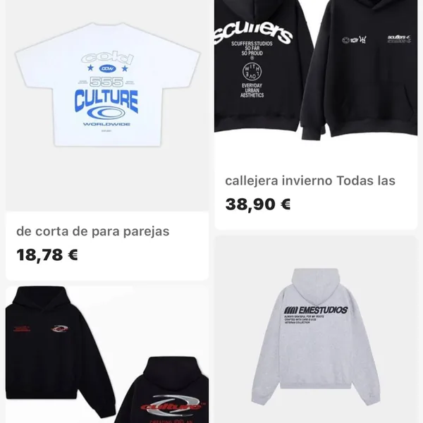 Ropa Cold Culture, Scuffers, Eme studios