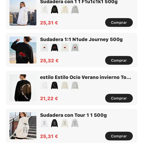 Sudadera Nude Project