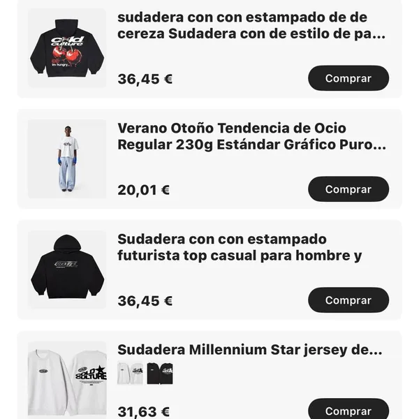 Sudadera y camiseta