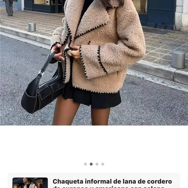 Chaqueta borreguito y reversibles mujer