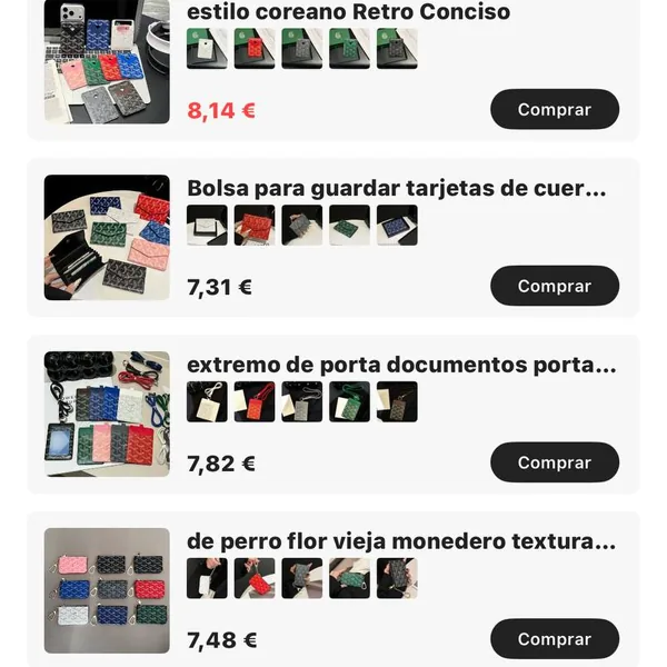 Cartera y monedero Goyard