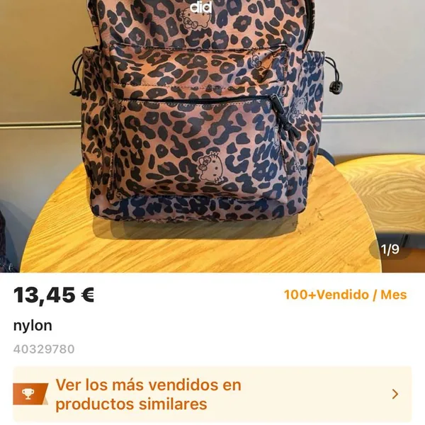 Mochila Adidas animal print