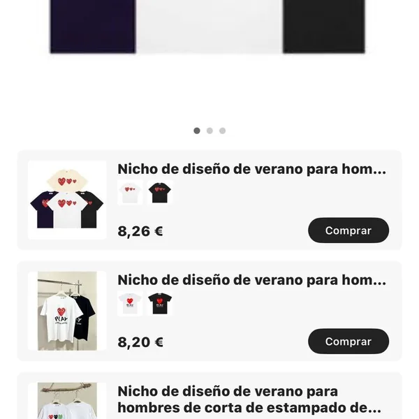 Camiseta Comme des Garçons