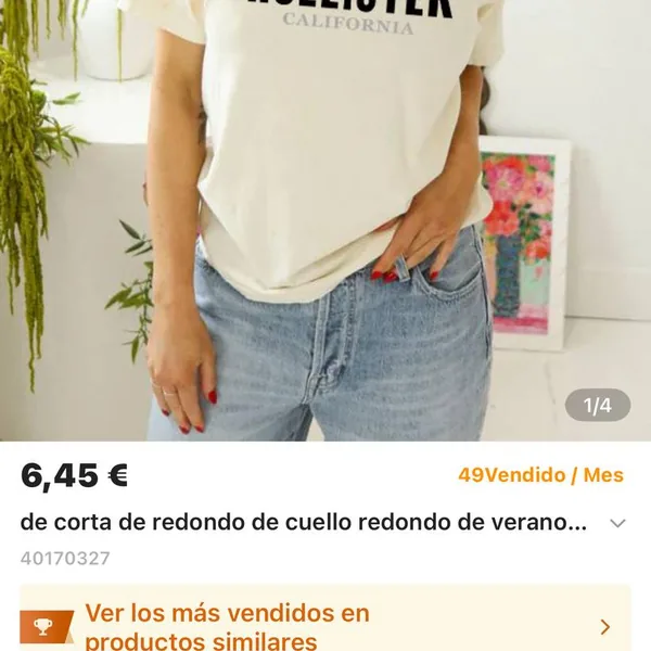 Camiseta Hollister