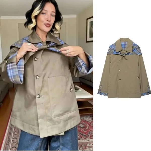 Chaqueta reversible mujer