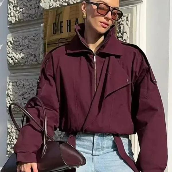 Chaqueta mujer Burdeos