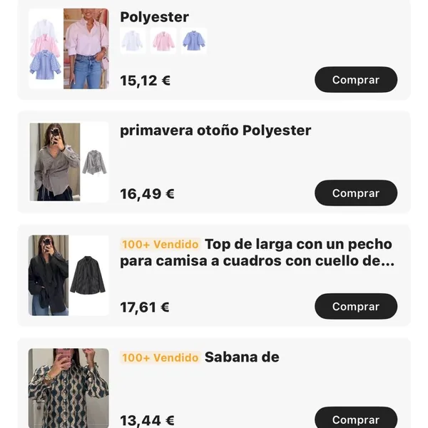 Blusa y camisa mujer