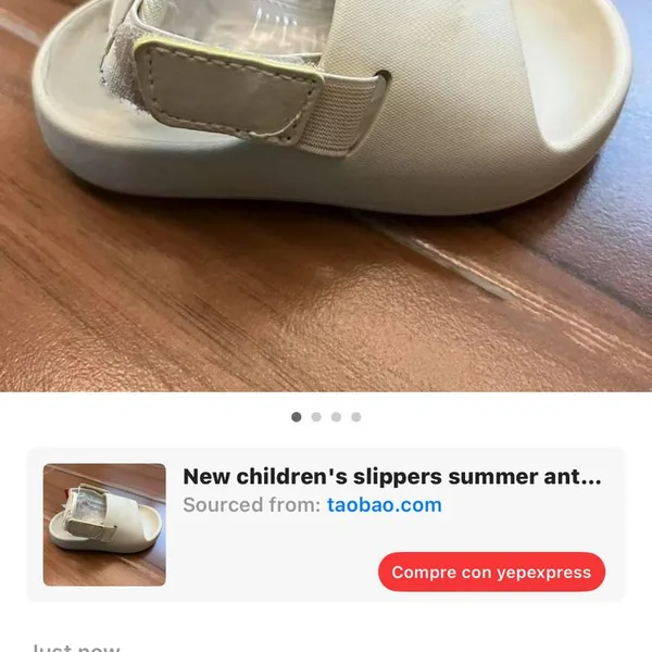 Chancla Adidas niños