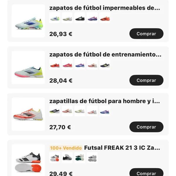 Botas fútbol