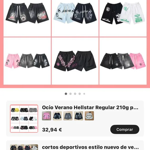 Pantalón corto Hellstar