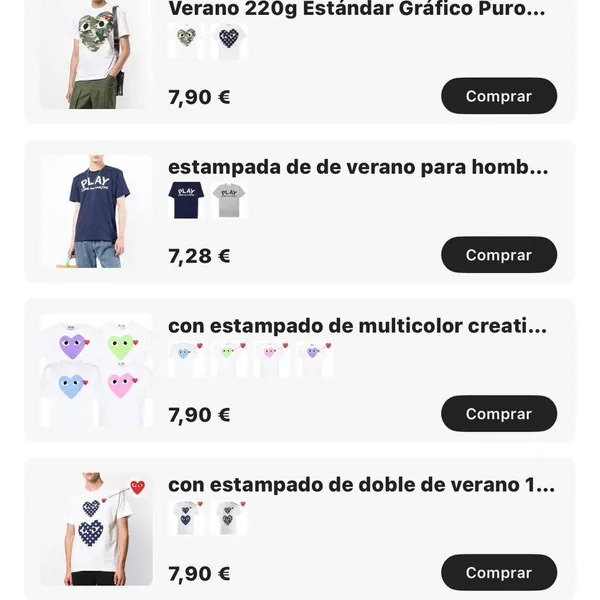 Camiseta Comme des Garçons