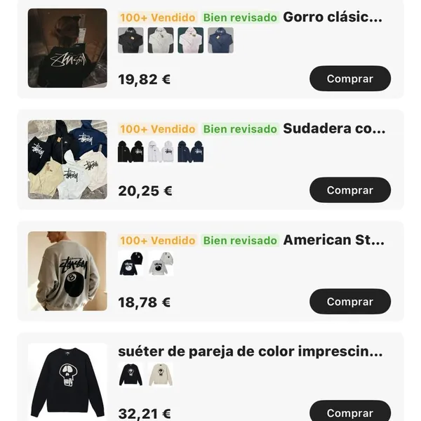 Sudadera y Jersey Stussy