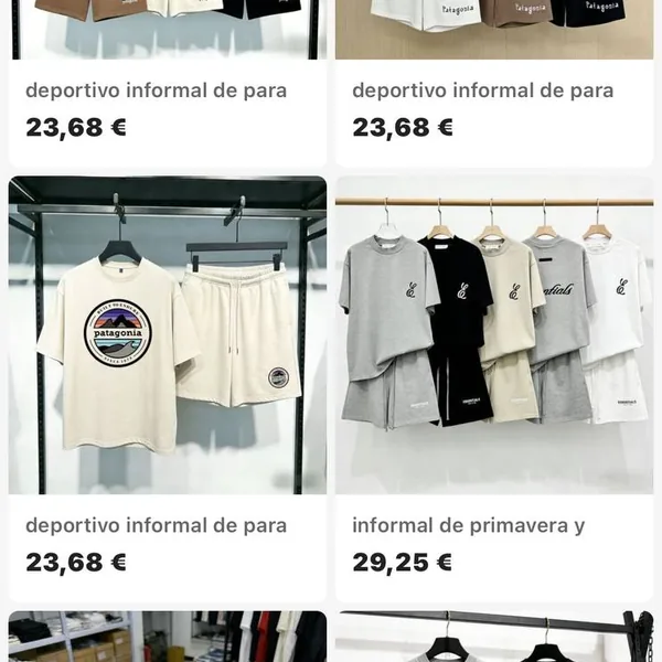 Conjunto hombre verano